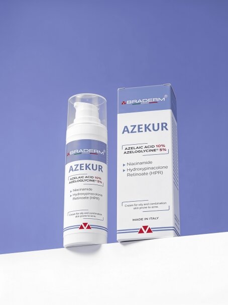 Braderm Azekur Cream — крем для проблемної шкіри з азелаїновою кислотою 10%