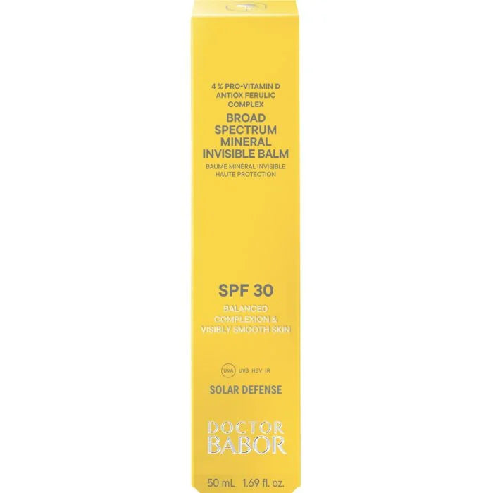 Doctor Babor Broad Spectrum Mineral Invisible Balm SPF 30 / Мінеральний сонцезахисний бальзам СПФ 30
