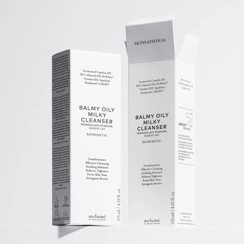 Balmy Oily Milky Cleanser — Освітлювальний зволожувальний бальзам для очищення шкіри Melume