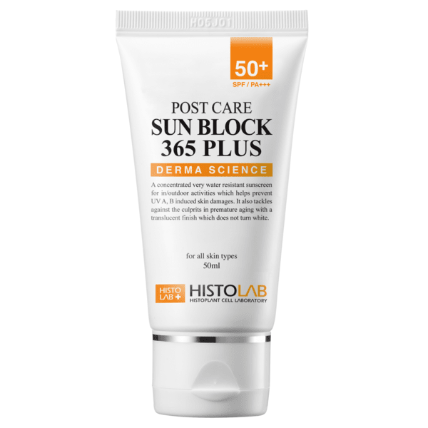 Post care sun block 365 plus SPF 50 + / PA +++ / Крем сонцезахисний після процедурний для обличчя SPF 50+