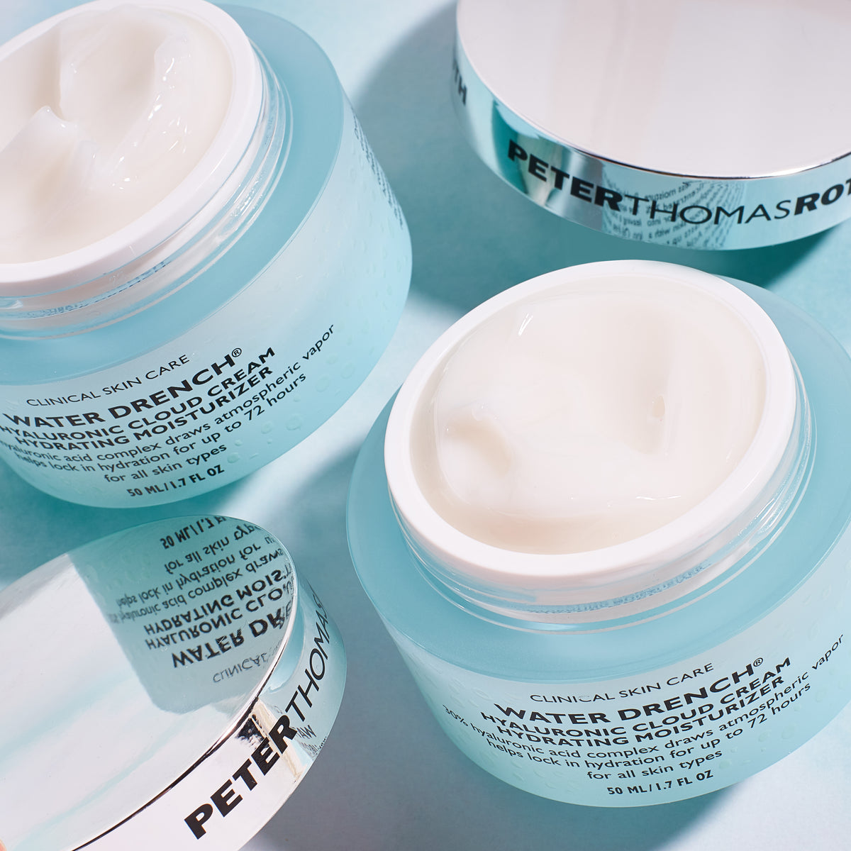 Water Drench Hyaluronic Cloud Cream Hydrating Moisturizer - Зволожуючий крем для обличчя з гіалуроновою кислотою Peter Thomas Roth