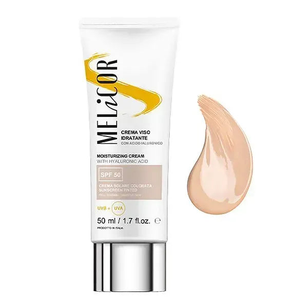 Сонцезахисний крем з тоном SPF 50+ — CREMA SOLARE COLORATA для щоденного захисту шкіри