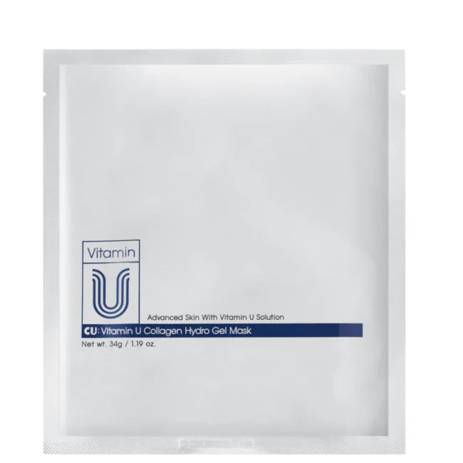 CU: Vitamin U Collagen Hydro Gel Mask | Гідрогелева  маска подвійної дії для наповнення та сяйва шкіри Cuskin