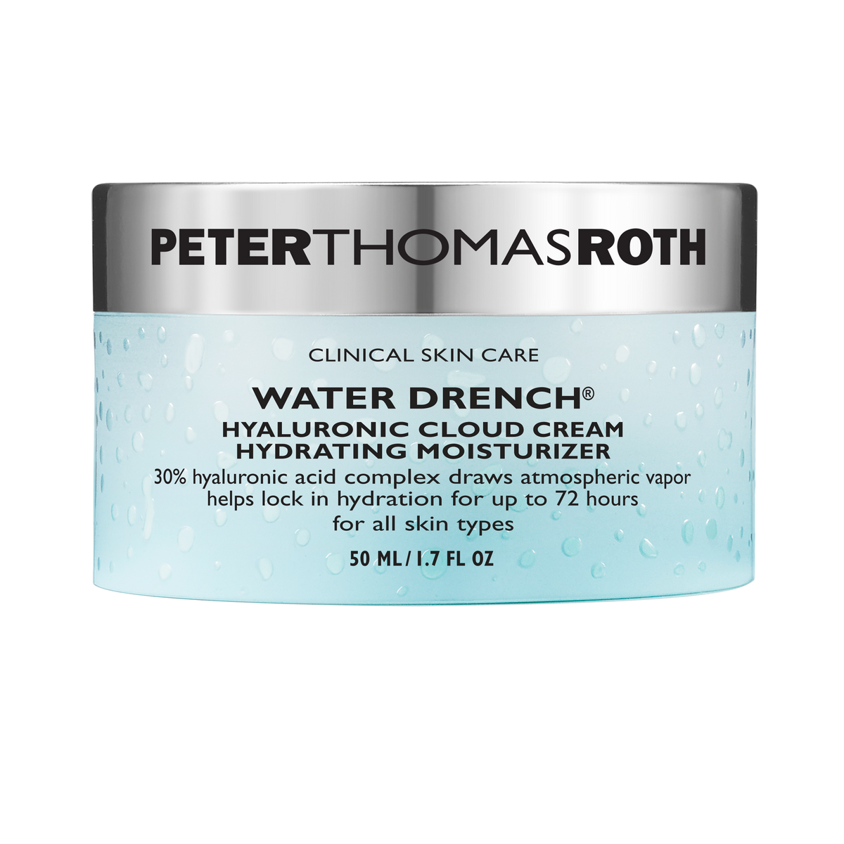 Water Drench Hyaluronic Cloud Cream Hydrating  Moisturizer - Зволожуючий крем для обличчя з гіалуроновою кислотою Peter Thomas Roth