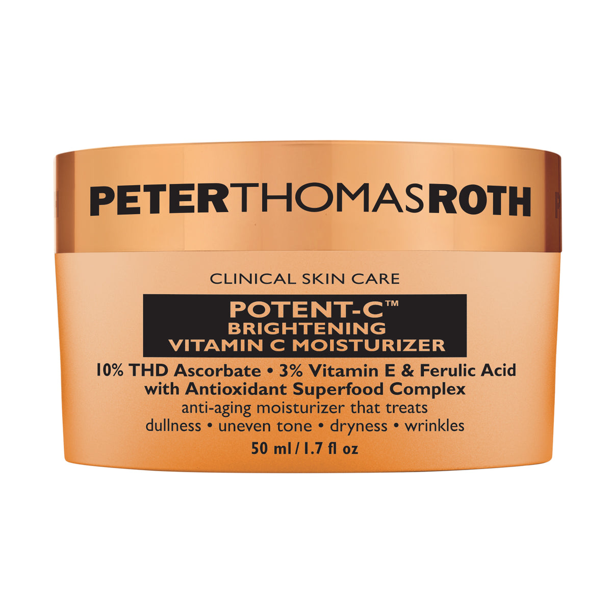Potent C™ Power Moisturizer - Антиоксидантний крем для обличчя з вітаміном С Peter Thomas Roth