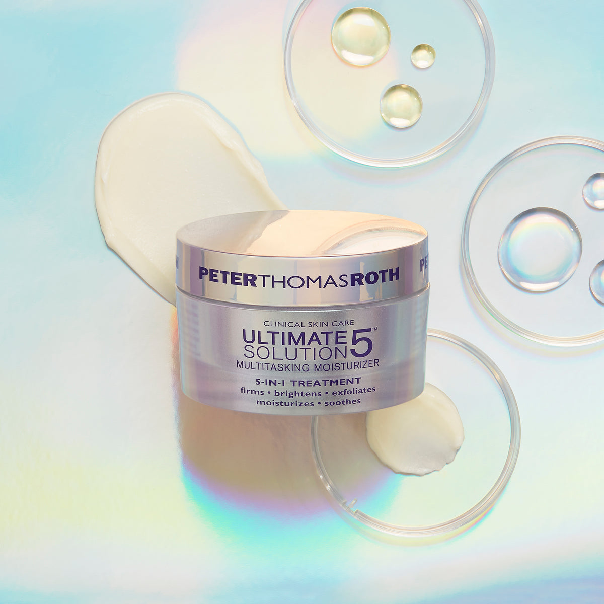 Ultimate Solution 5™ Multitasking Moisturizer - Багатофункціональний зволожуючий крем для обличчя Peter Thomas Roth