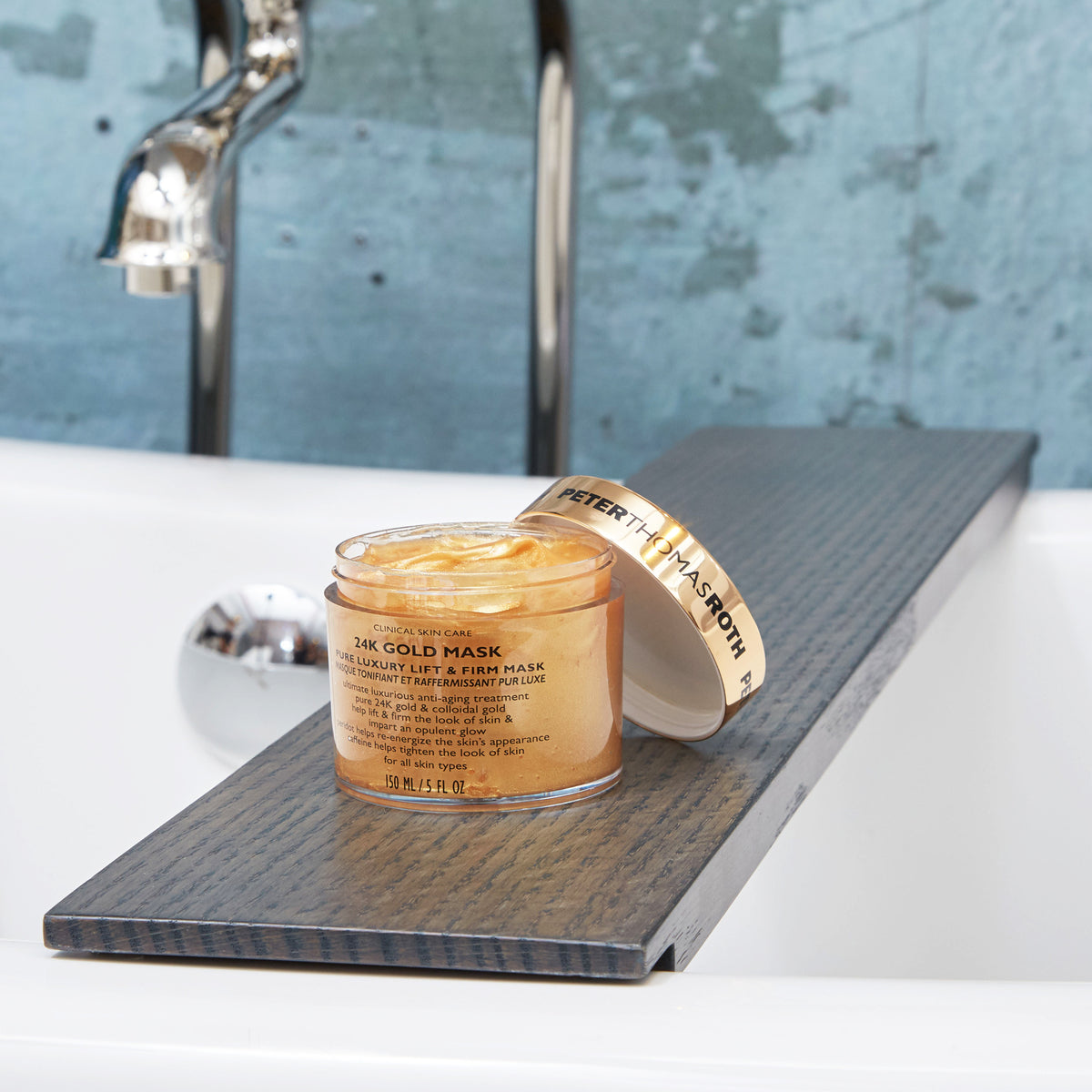 24K Gold Mask Pure Luxury Lift and Firm - Маска для обличчя з 24-каратним золотом для ліфтингу та зміцнення шкіри Peter Thomas Roth