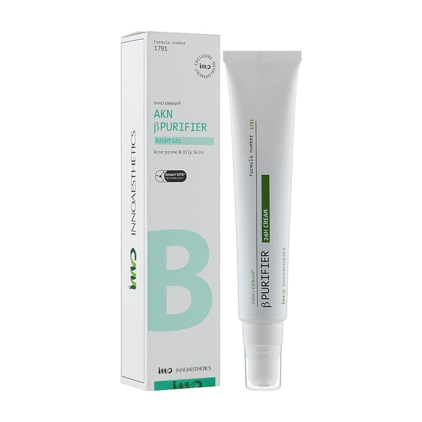 Akn βpurifier Night Gel - Нічний крем для шкіри з акне та pre-peel терапії