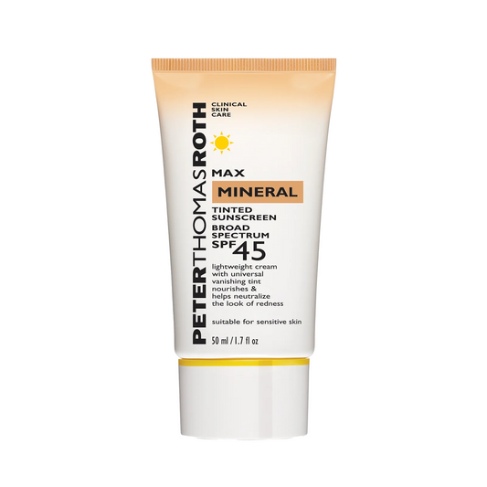 Max Mineral Tinted Sunscreen Broad Spectrum SPF 45 - Мінеральний сонцезахисний тінт із SPF 45 Peter Thomas Roth