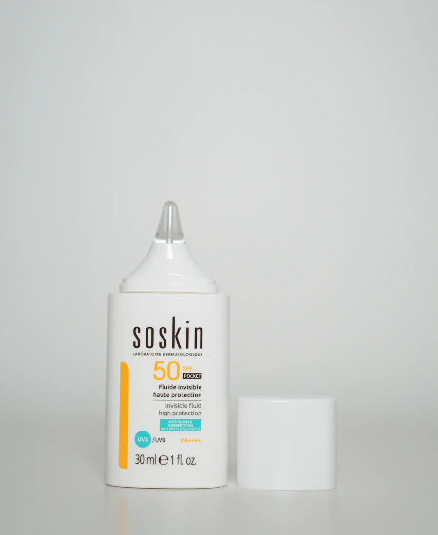 Сонцезахисний флюїд SPF50+ / Invisible fluid HP SPF50+  Low-Tox