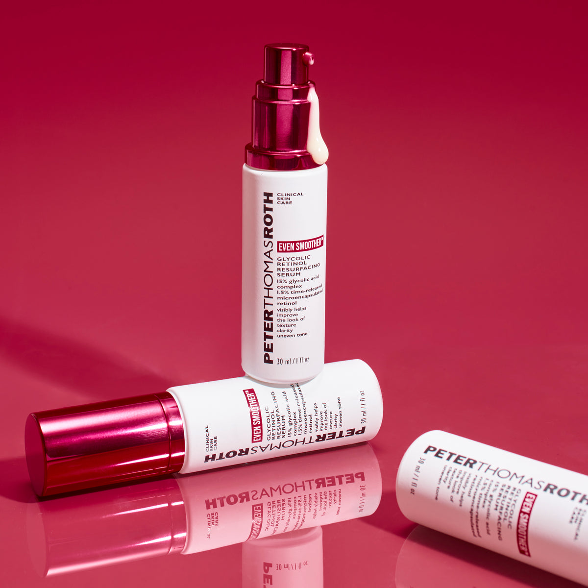 Even Smoother™ Glycolic Retinol Resurfacing Serum - Відновлююча сироватка для обличчя з ретинолом та гліколевою кислотою Peter Thomas Roth