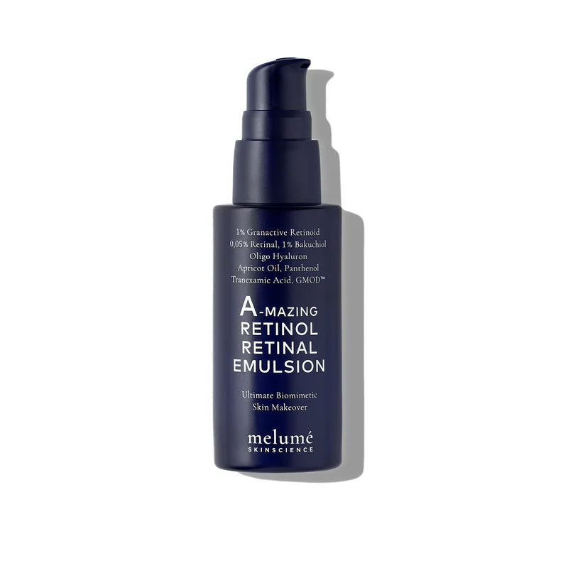 A-mazing Retinol Retinal Emulsion - Нічна мікроемульсія з ретиноїдом і ретиналем Melume