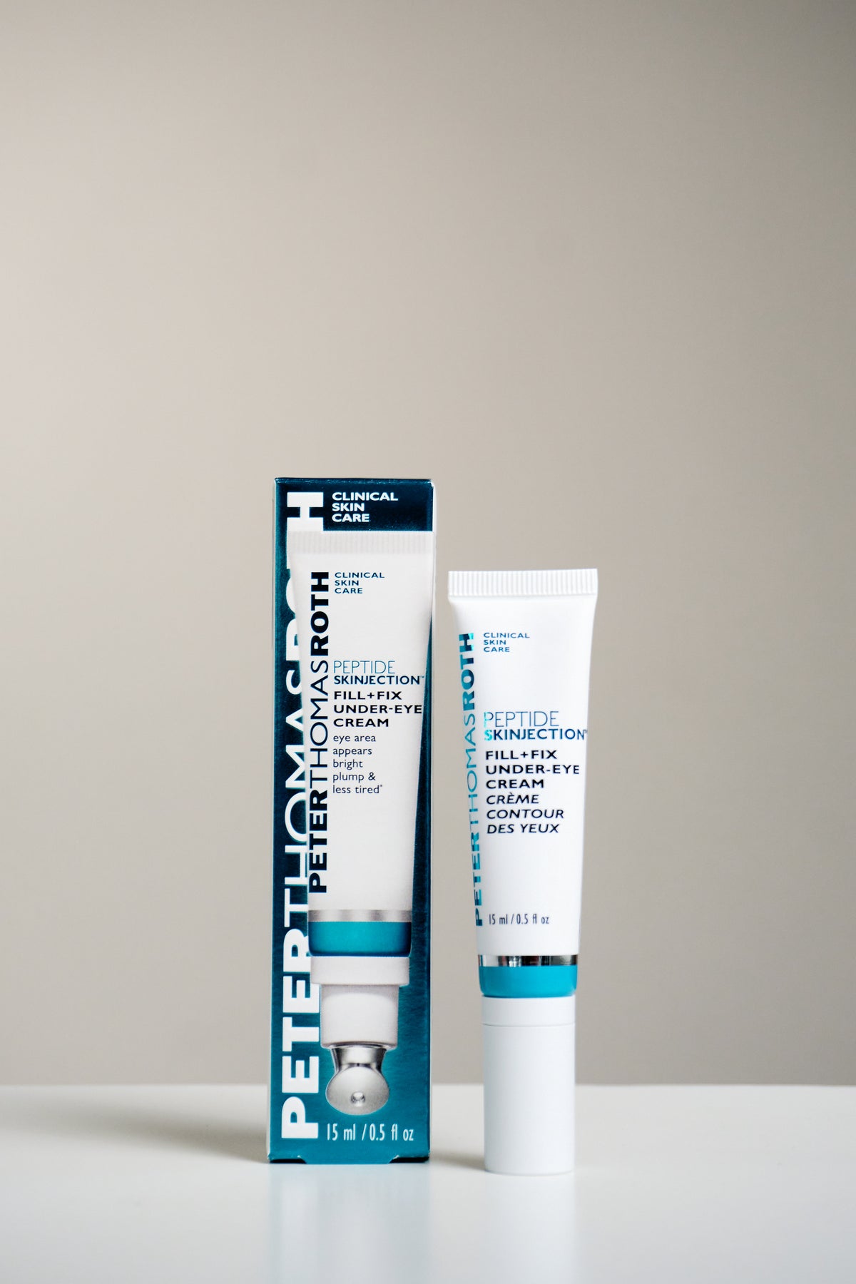 Peptide Skinjection™ Fill + Fix Under-Eye Cream - Крем для шкіри навколо очей для інтенсивного зволоження та боротьби зі зморшками Peter Thomas Roth