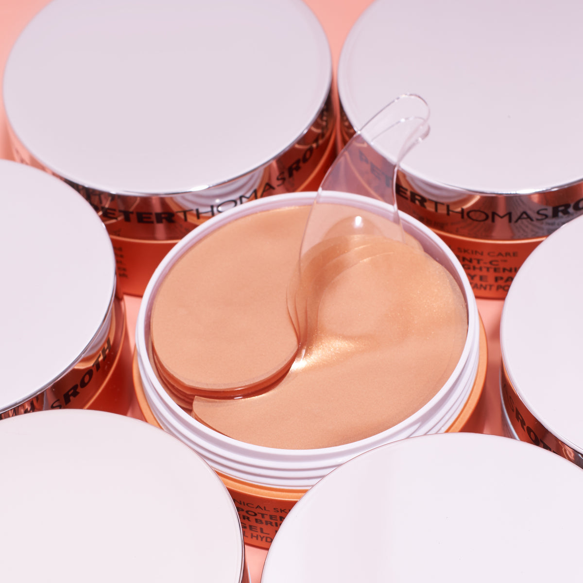 Potent C™ Power Brightening Hydra-Gel Eye Patches - Антиоксидантні гідрогелеві патчі для шкіри навколо очей з вітаміном С Peter Thomas Roth