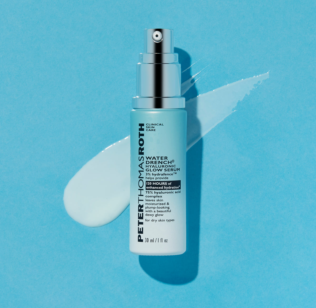 Water Drench® Hyaluronic Glow Serum - Сироватка для обличчя з гіалуроновою кислотою для сяяння шкіри Peter Thomas Roth
