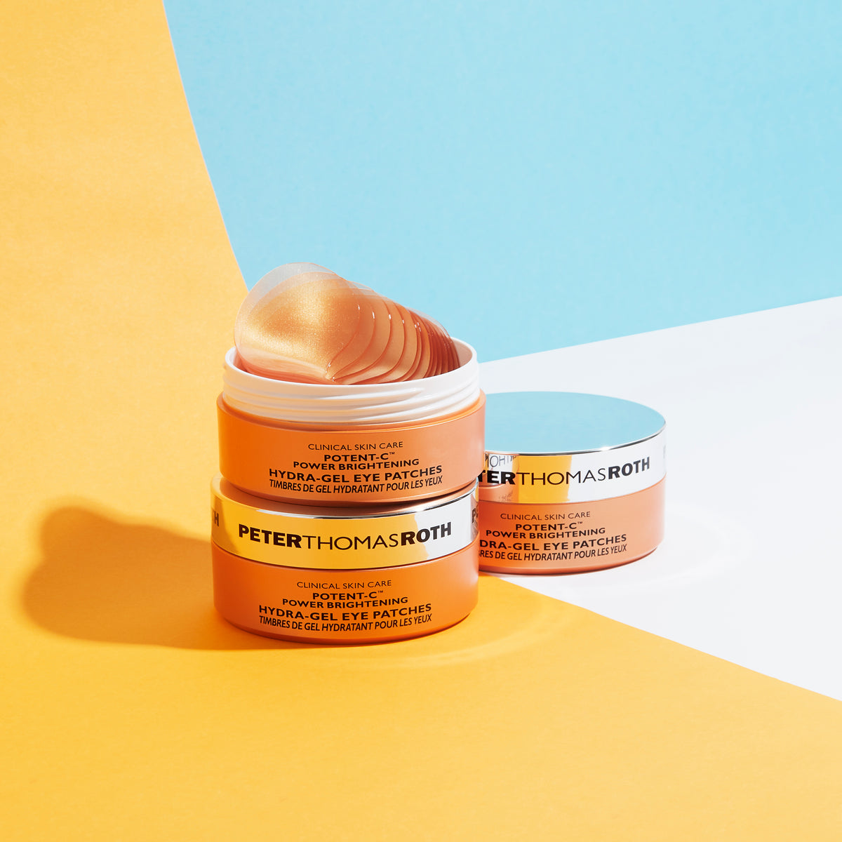 Potent C™ Power Brightening Hydra-Gel Eye Patches - Антиоксидантні гідрогелеві патчі для шкіри навколо очей з вітаміном С Peter Thomas Roth