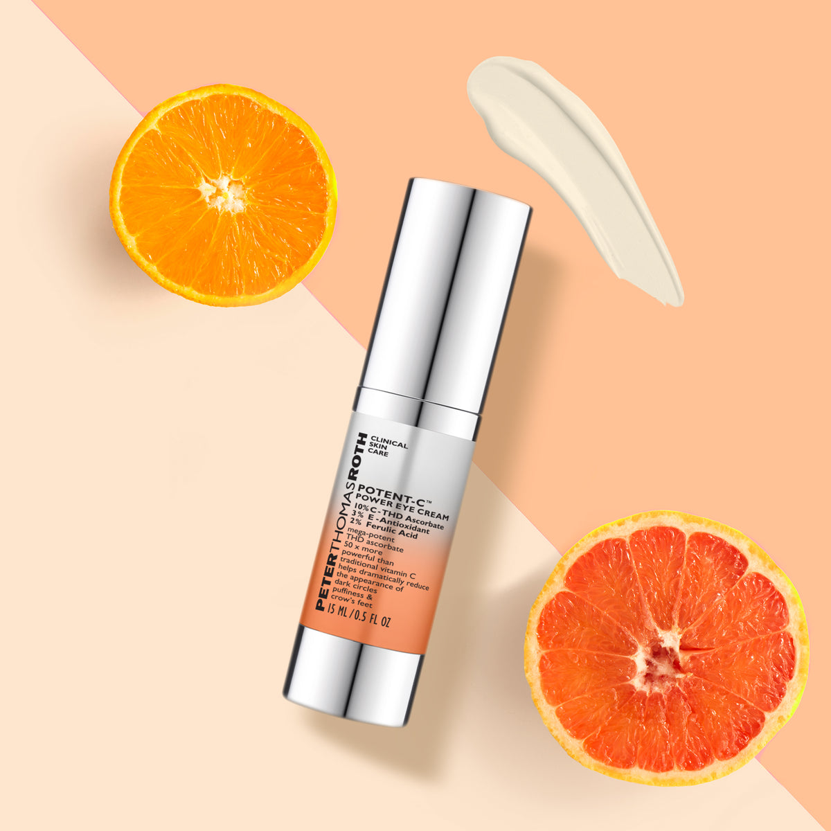 Potent-C™ Power Eye Cream - Антиоксидантний крем для шкіри навколо очей з вітаміном С Peter Thomas Roth