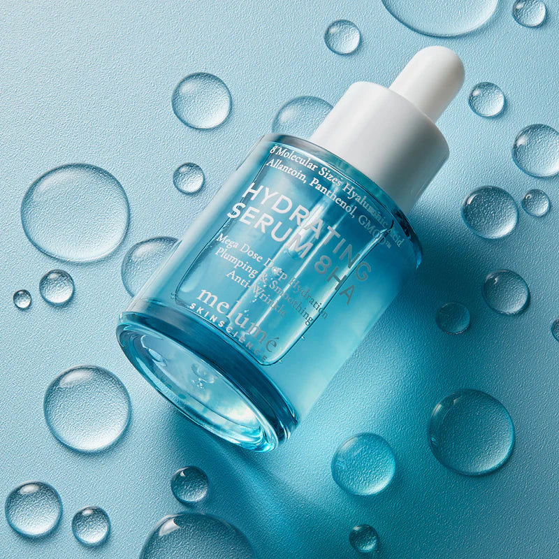 Hydrating Serum 8HA — зволожувальна сироватка з 8 видами гіалуронової кислоти Melume