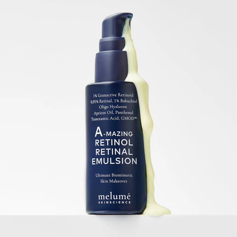 A-mazing Retinol Retinal Emulsion - Нічна мікроемульсія з ретиноїдом і ретиналем Melume
