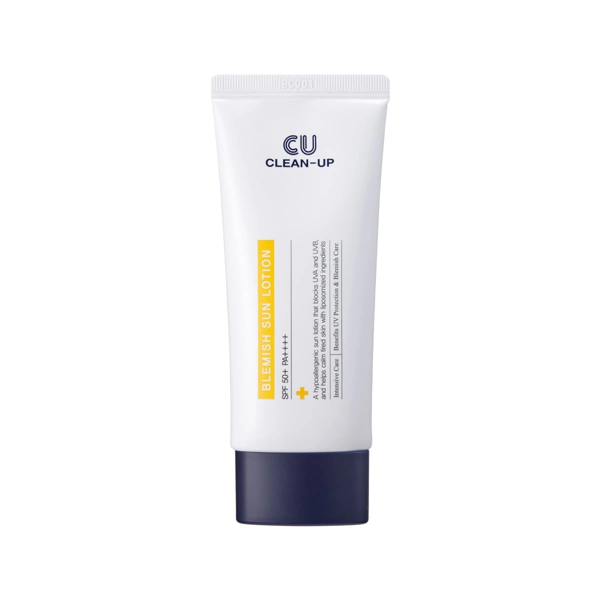 Clean-Up Blemish Sun Lotion SPF 50+ PA++++ |  Сонцезахисний лосьйон з ліпосомами на стабільних  фільтрах