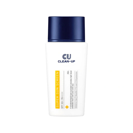 Clean-Up Super Sun Screen SPF 50+ PA++++ | Сонцезахисний флюїд з мінеральними та  органічними фільтрами