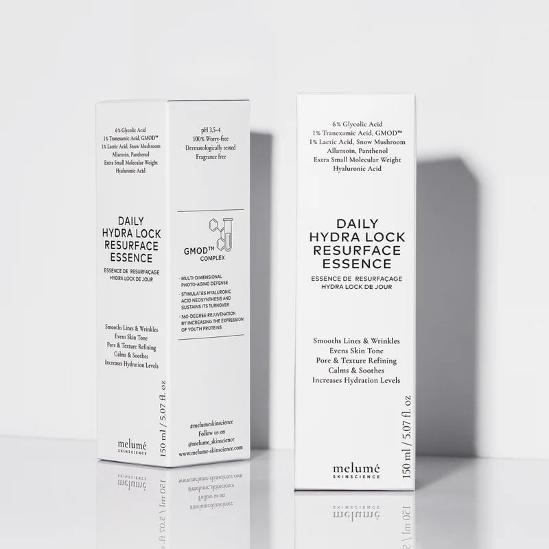 Daily Hydra Lock Resurface Essence — зволожувальна есенція з кислотами Melume