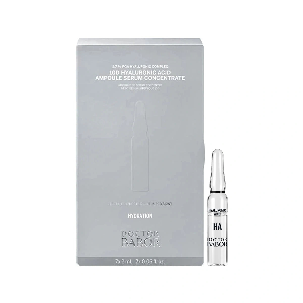 Doctor Babor 10D Hyaluronic Acid Ampoule Serum Concentrate - Ампули з 10 видами гіалуронової кислоти