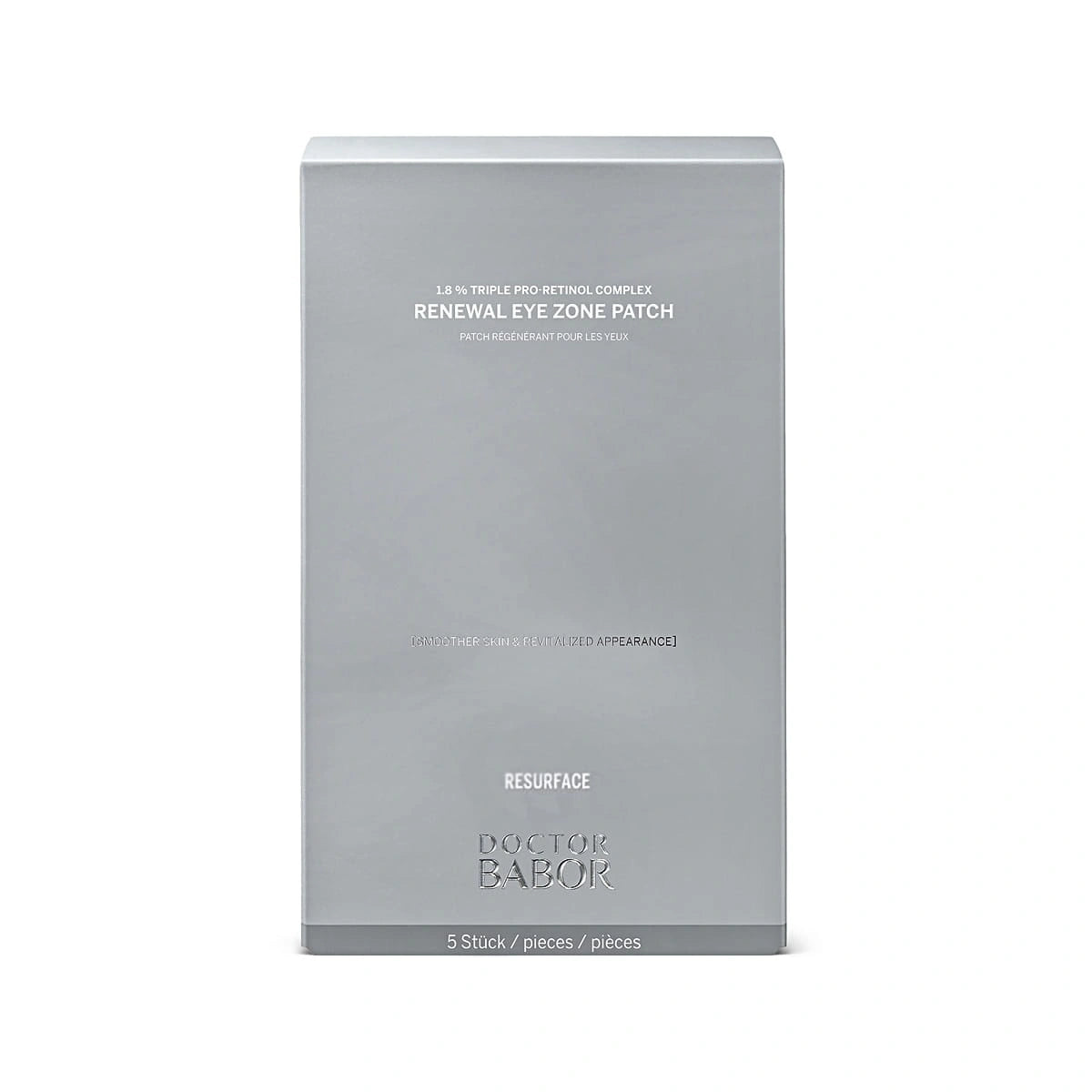 Doctor Babor Resurface Eye Zone Patch/  Патчі для зони навколо очей із потрійним  ретинол-комплексом