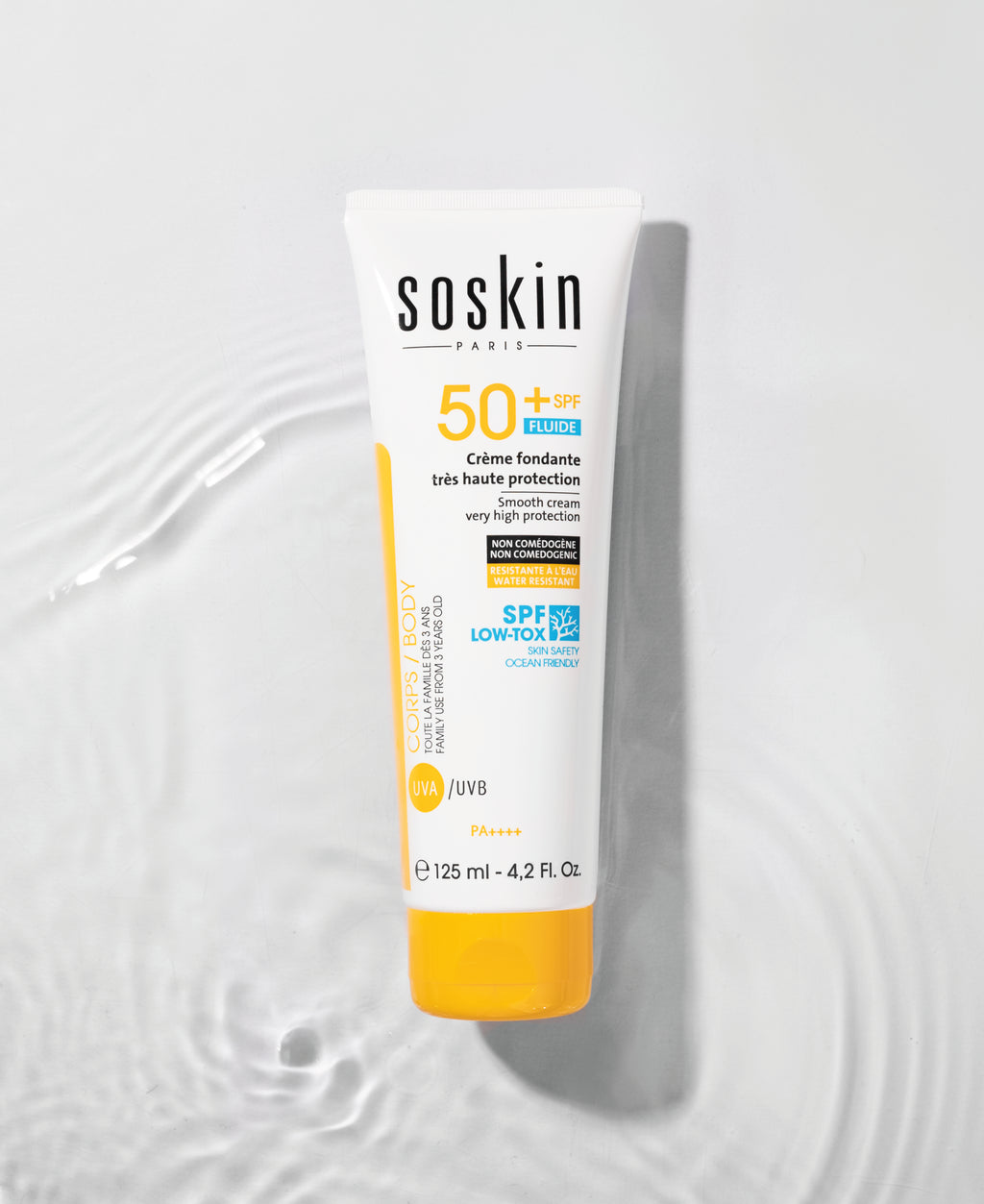 Сонцезахисний крем для обличчя та тіла SPF50+ / Smooth cream body & face Low-Tox