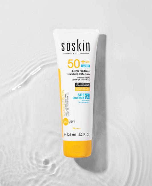 Сонцезахисний крем для обличчя та тіла SPF50+ / Smooth cream body & face Low-Tox