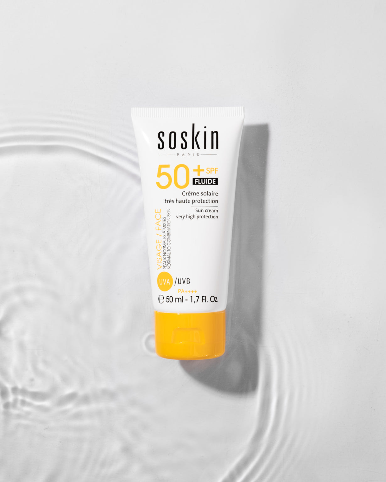 Сонцезахисний крем-флюїд з дуже високим ступенем захисту SPF50+ / SPF50 Sun cream Low