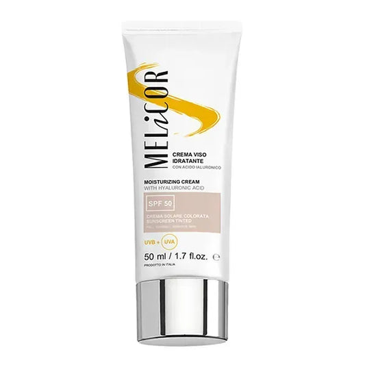 Сонцезахисний крем з тоном SPF 50+ — CREMA SOLARE COLORATA для щоденного захисту шкіри