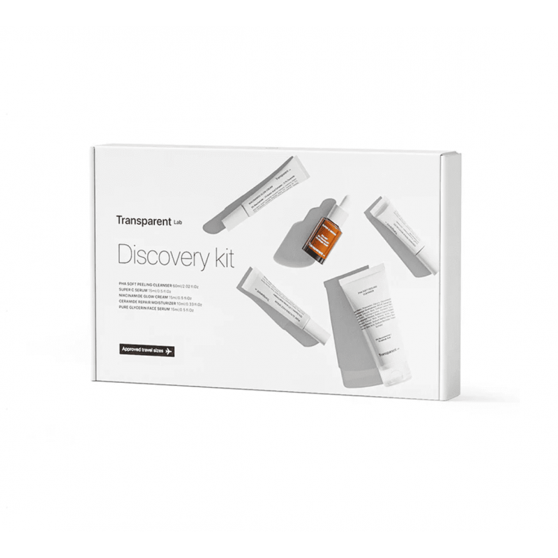 DISCOVERY KIT PACK MINIS TRANSPARENT LAB  Набір мініатюр для догляду за шкірою
